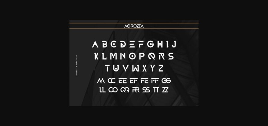 Agrozza Font Poster 9