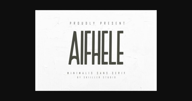 Aifhele Font Poster 3