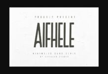 Aifhele Font Poster 1