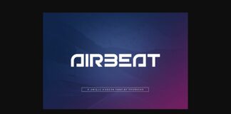 Airbeat Font Poster 1