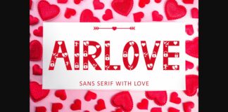 Airlove Font Poster 1