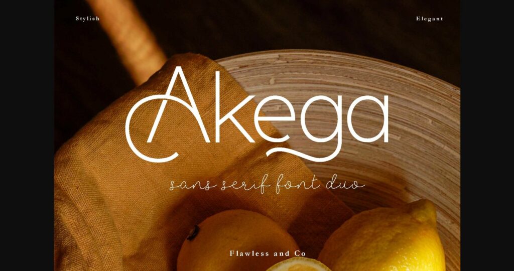 Akega Duo Font Poster 3