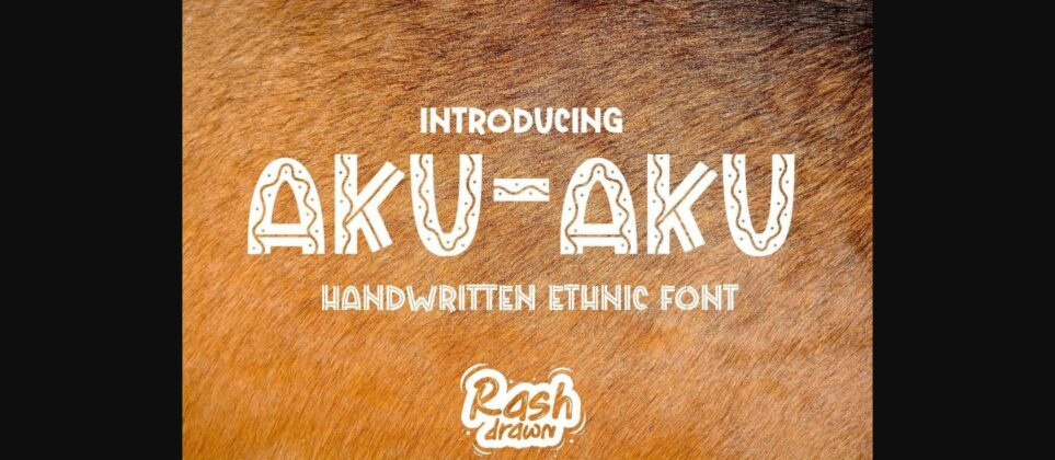 Aku-aku Font Poster 3