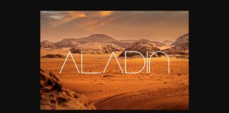 Aladin Font Poster 1