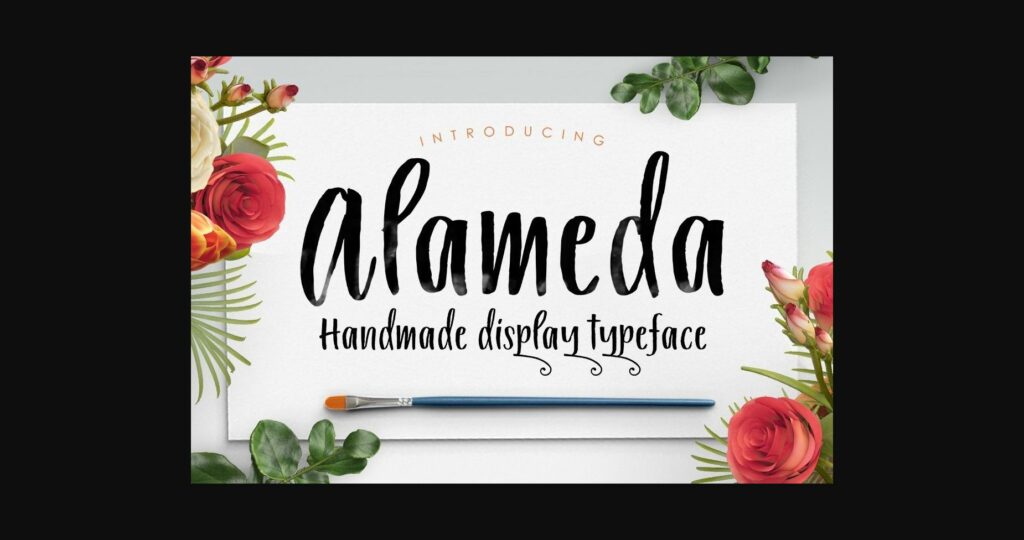 Alameda Font Poster 3