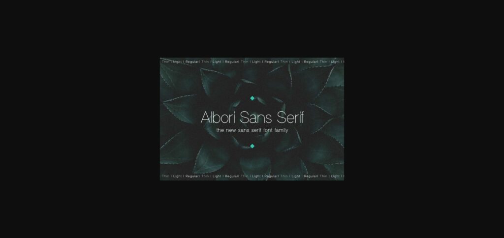 Albori Font Poster 3