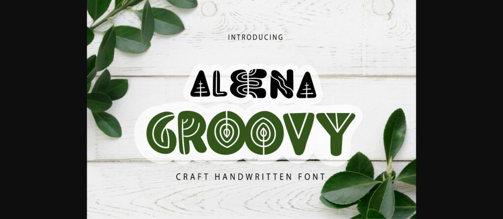 Aleena Groovy Font Poster 1