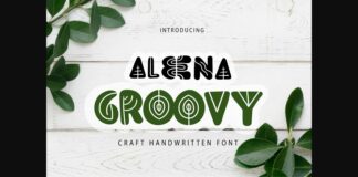 Aleena Groovy Font Poster 1