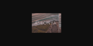 Aleonya Font Poster 1