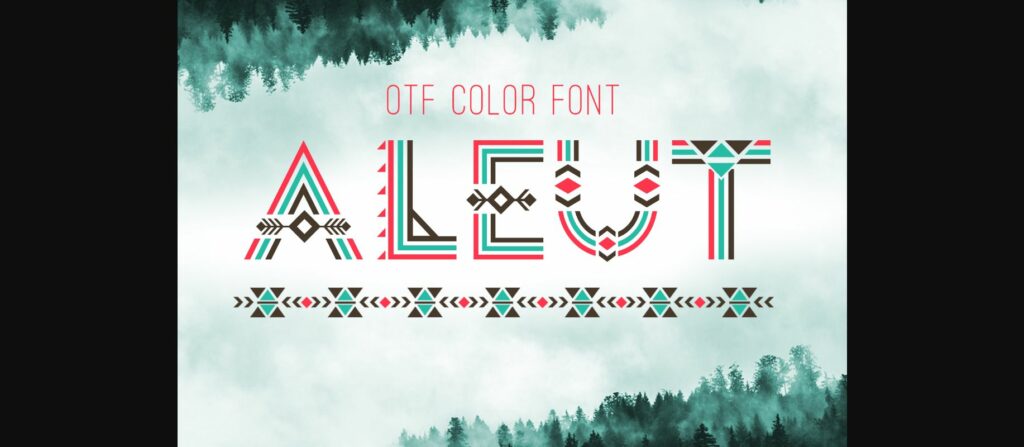 Aleut Font Poster 1