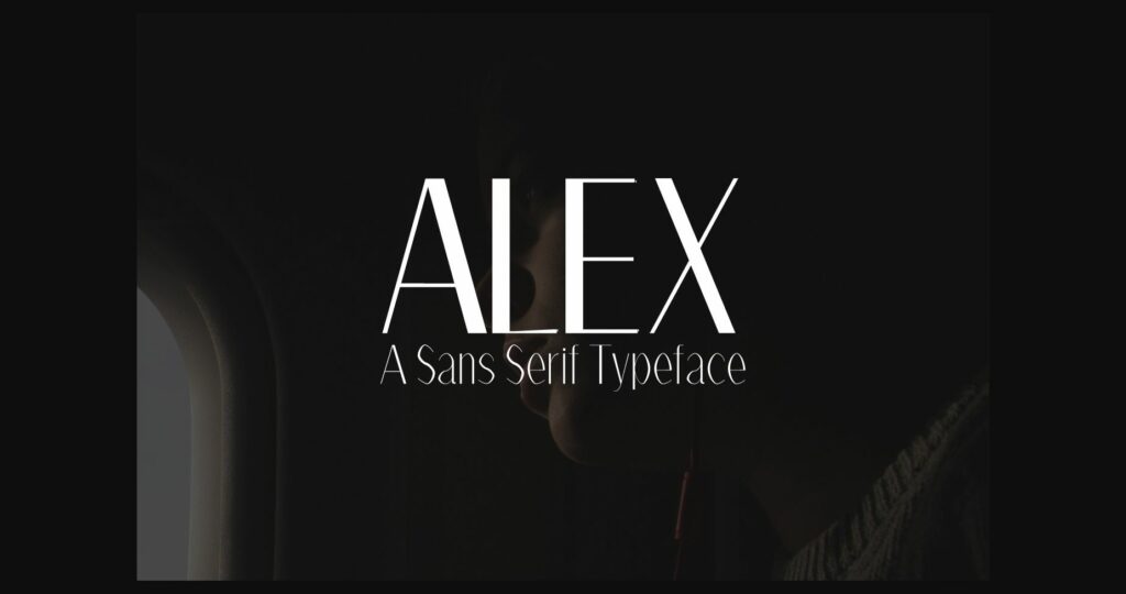 Alex Family Font Poster 3