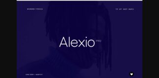 Alexio Font Poster 1