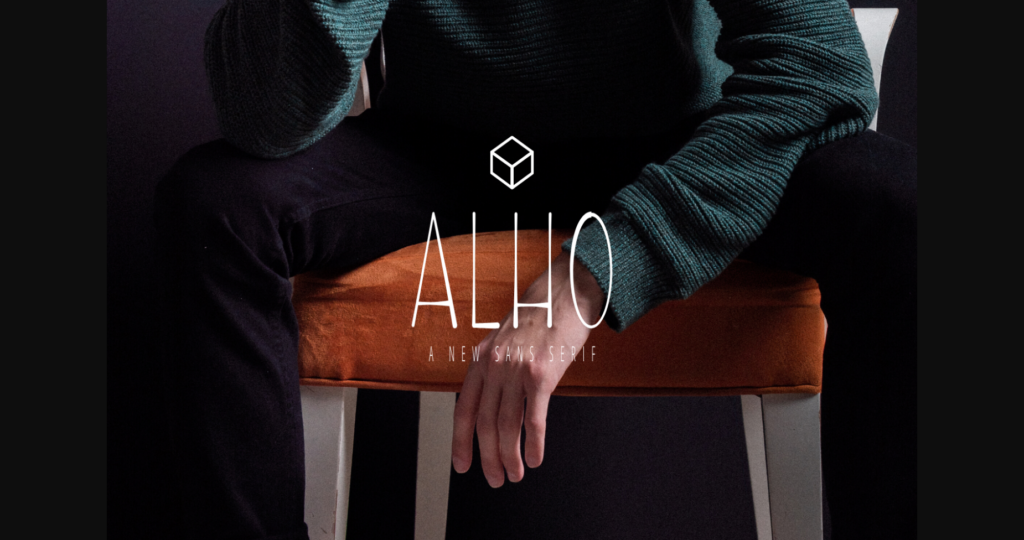 Alho Font Poster 3