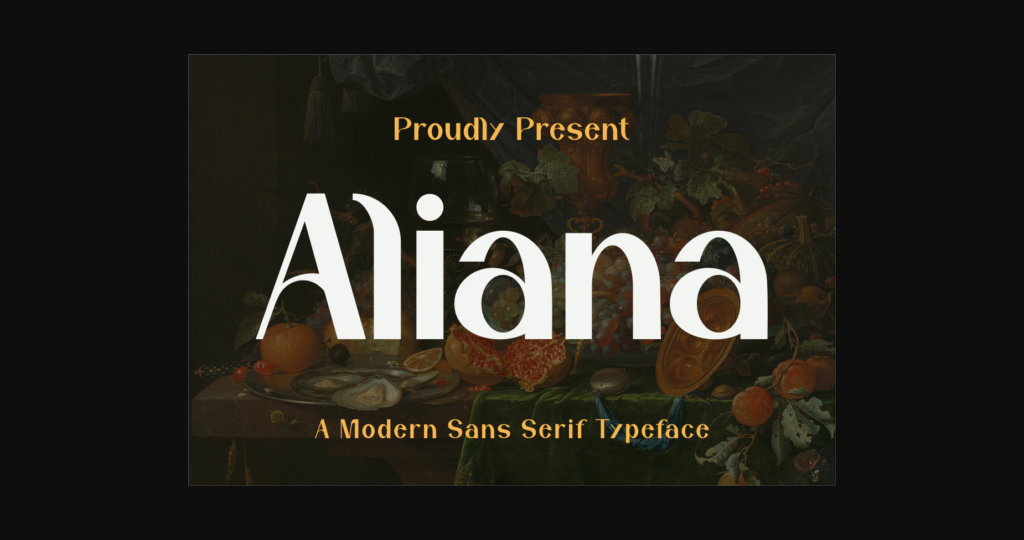 Aliana Font Poster 3