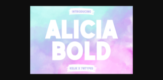 Alicia Font Poster 1