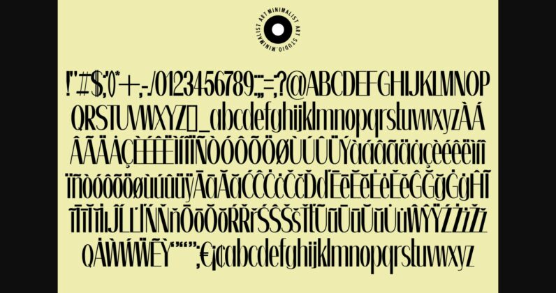 Alidad Font Poster 11