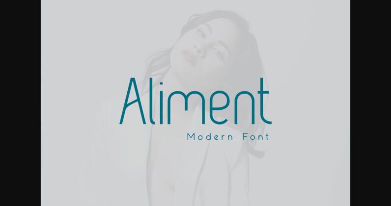 Aliment Font Poster 3