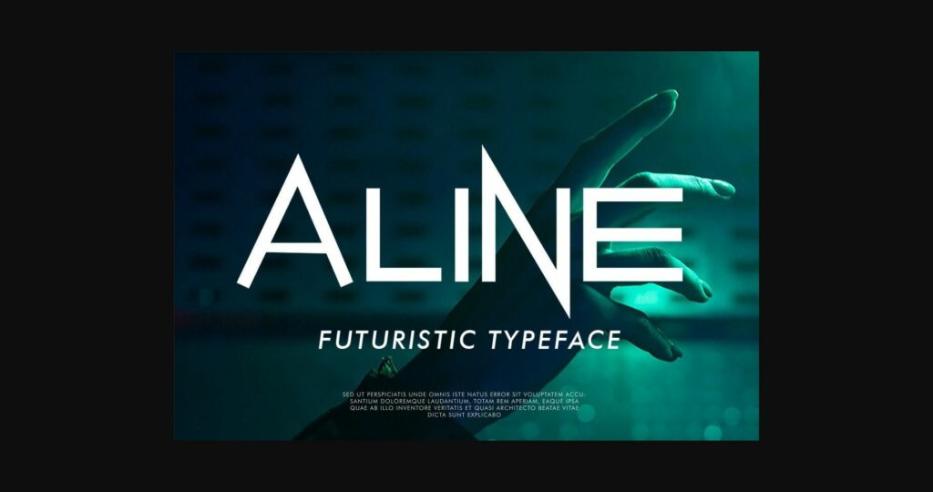 Aline Font Poster 1