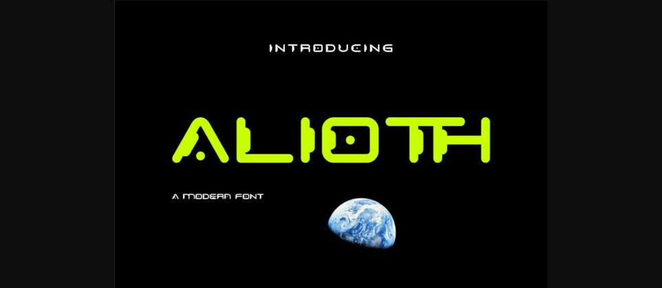 Alioth Font Poster 3