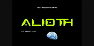 Alioth Font Poster 1