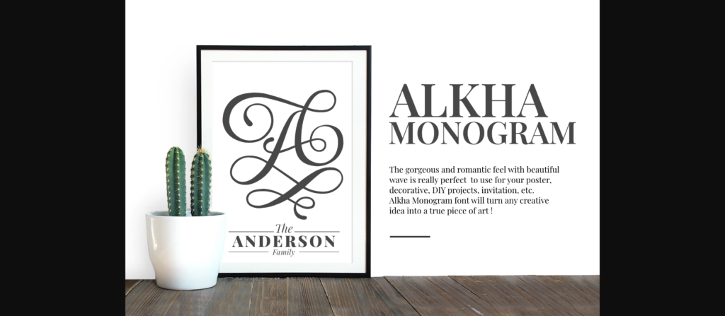 Alkha Font Poster 4