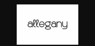 Allegany Font Poster 1