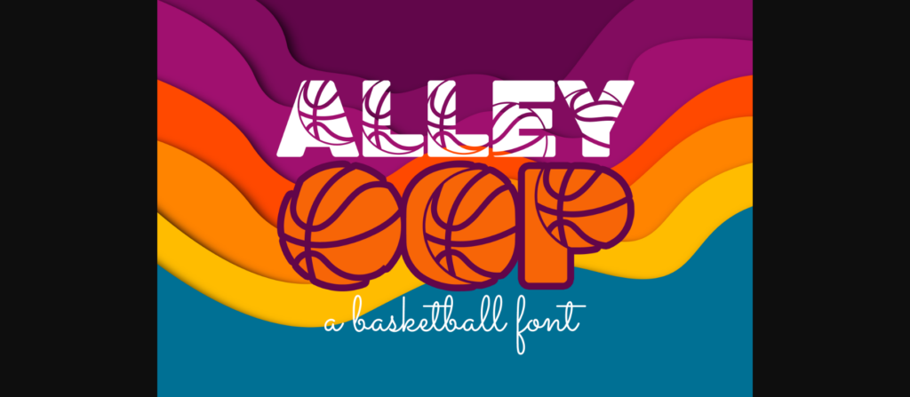 Alley Oop Font Poster 3