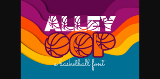 Alley Oop Font Poster 1