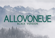 Allovoneue Black Font