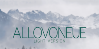 Allovoneue Light Font