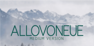 Allovoneue Medium Font