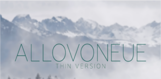 Allovoneue Thin Font