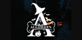 Alloween Font Poster 1