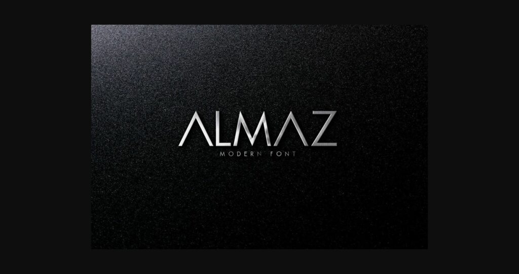 Almaz Font Poster 1