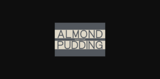 Almond Pudding Font Poster 1