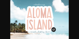 Aloma Island Font Poster 1