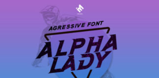 Alpha lady font