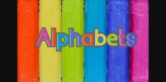 Alphabets Font Poster 1