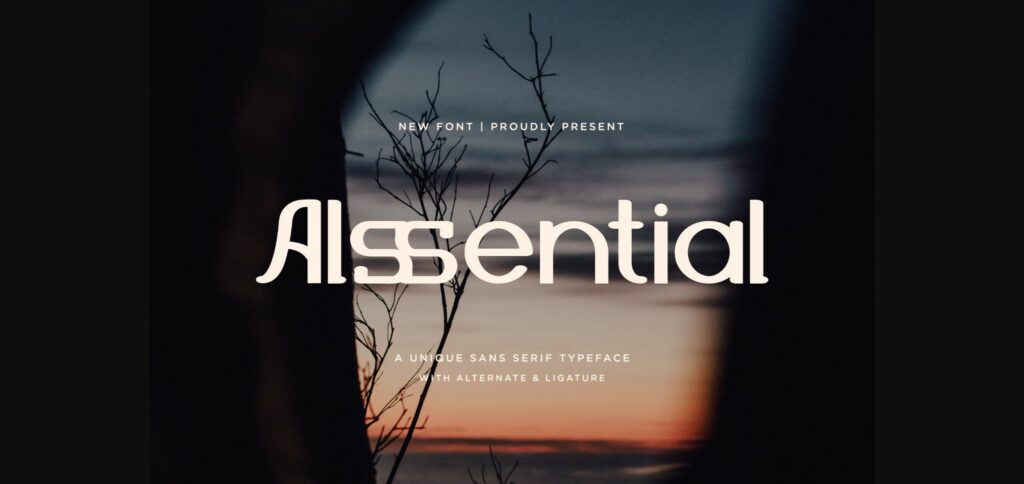 Alssential Font Poster 3