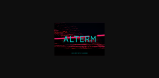 Alterm Font Poster 1