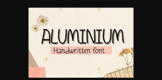 Aluminium Font Poster 1