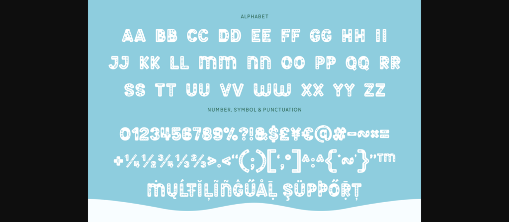 Always Winter Font Poster 8