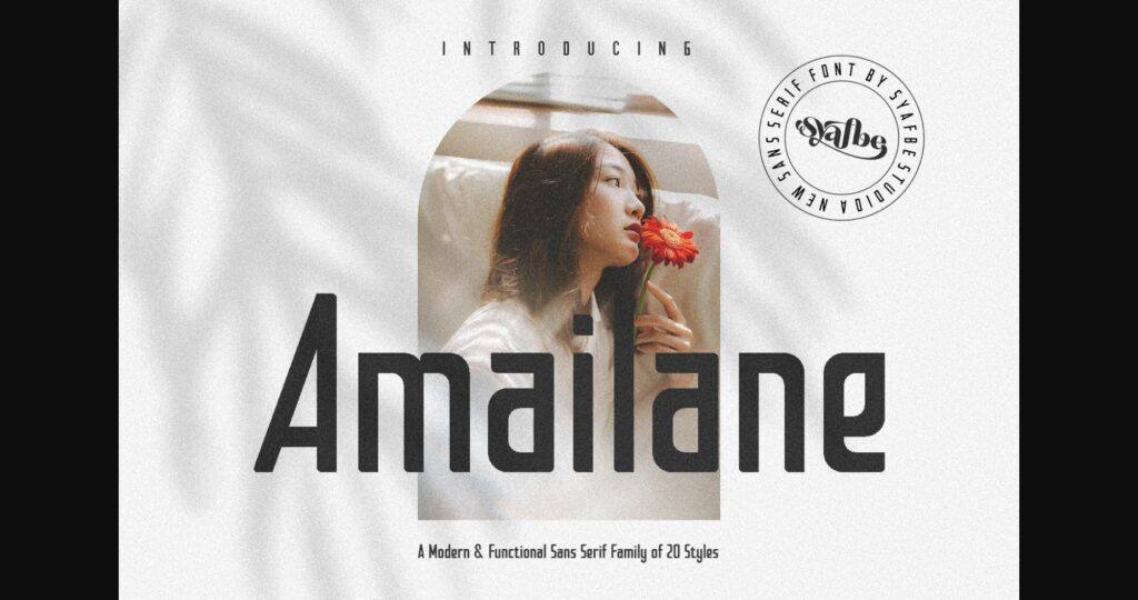 Amailane Font Poster 3