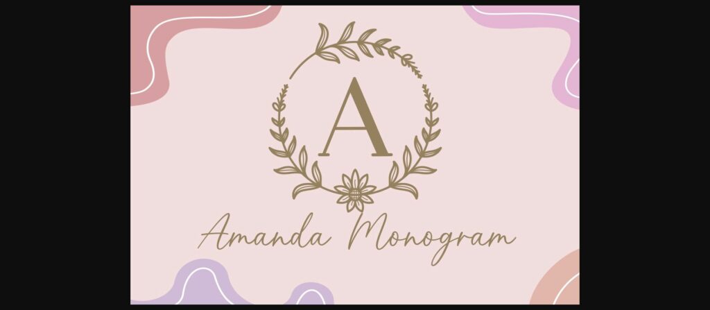 Amanda Font Poster 3