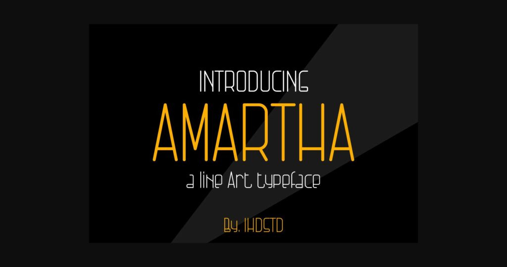 Amartha Font Poster 1