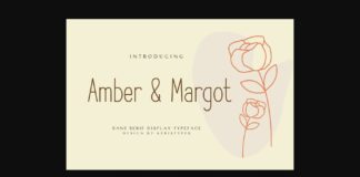 Amber & Margot Font Poster 1