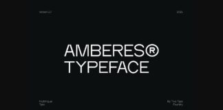 Amberes Font Poster 1