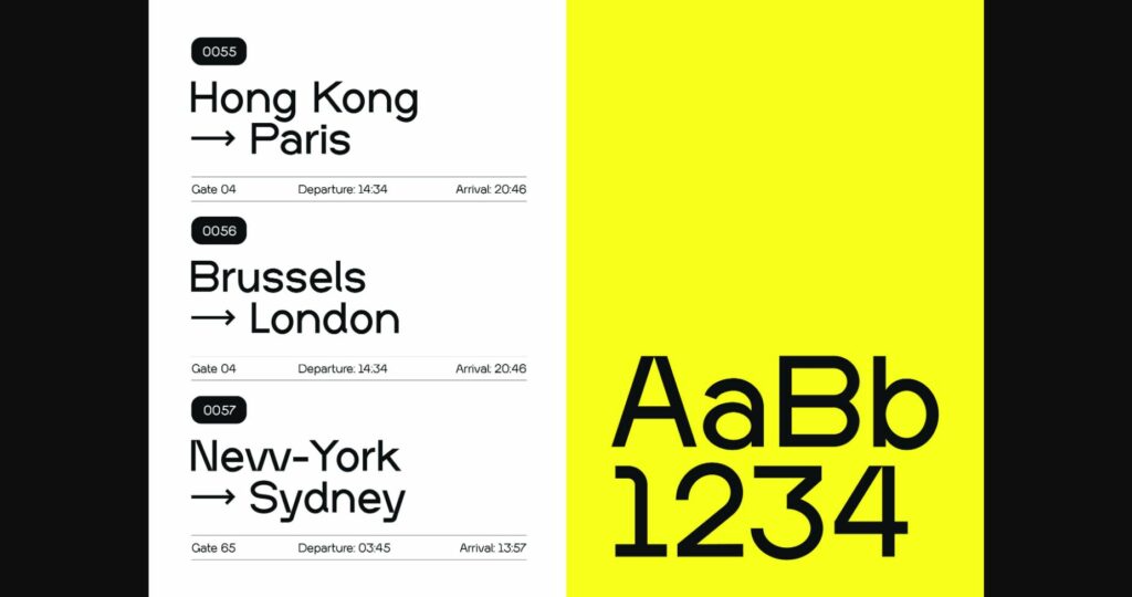 Amberes Font Poster 11