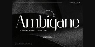 Ambigane Font Poster 1