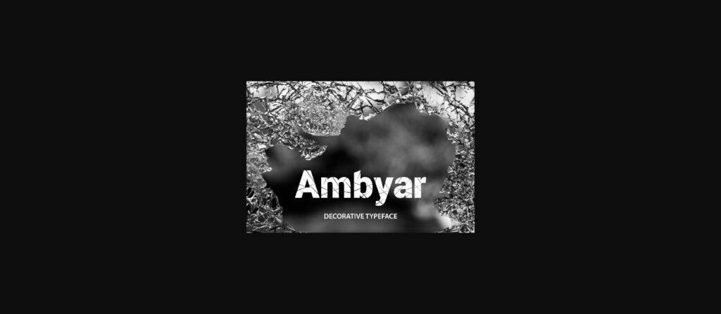 Ambyar Font Poster 1